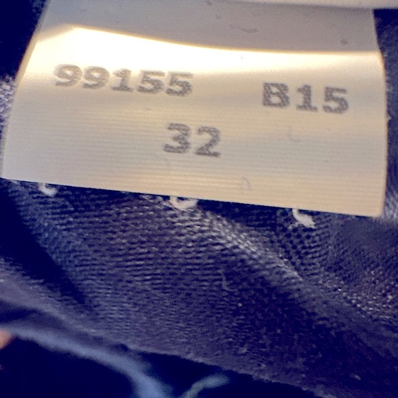 7 for All Mankind Jeans with Gold Metallic tuxedo stripe. Ankle crop denim. - Picture 3 of 7